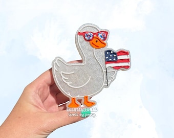 Patriotic Goose Car Freshie