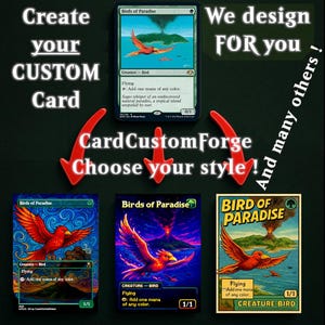 Custom Proxy Forge. Nous créons vos cartes selon vos envies. Rendu foil