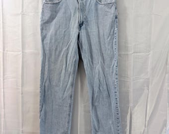 Vintage Levis 550 Relaxed Fit Jeans Mens 38x32 Light Wash Tapered Leg Denim