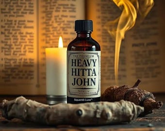 Heavy Hitta John Conjure Oil – Hoodoo Conjure Oil for Strength, Money, Protection, Success & Road Opening