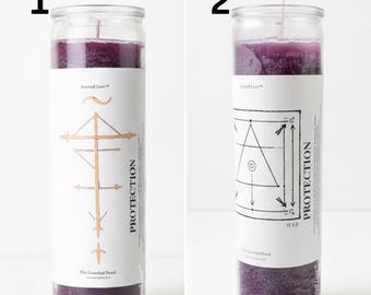 7-Day Purple Protection Candle