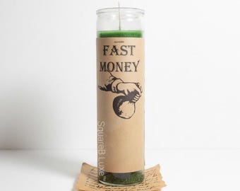 Money Candle – Fixed 7-Day Fast Abundance Candle for Wealth, Prosperity & Financial Blessing Rituals