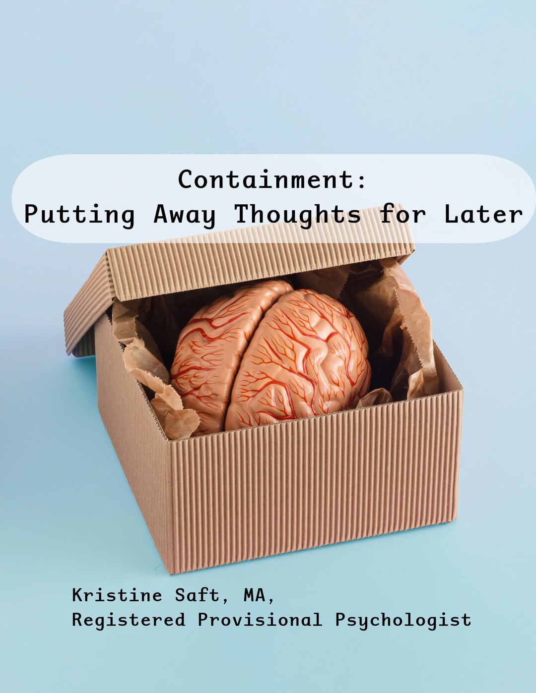 Mental Containment Worksheet – Trauma-informed Anxiety Tool for ...