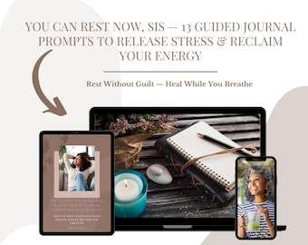 Sugerencias para un diario guiado para aliviar el estrés: Recupera tu energía