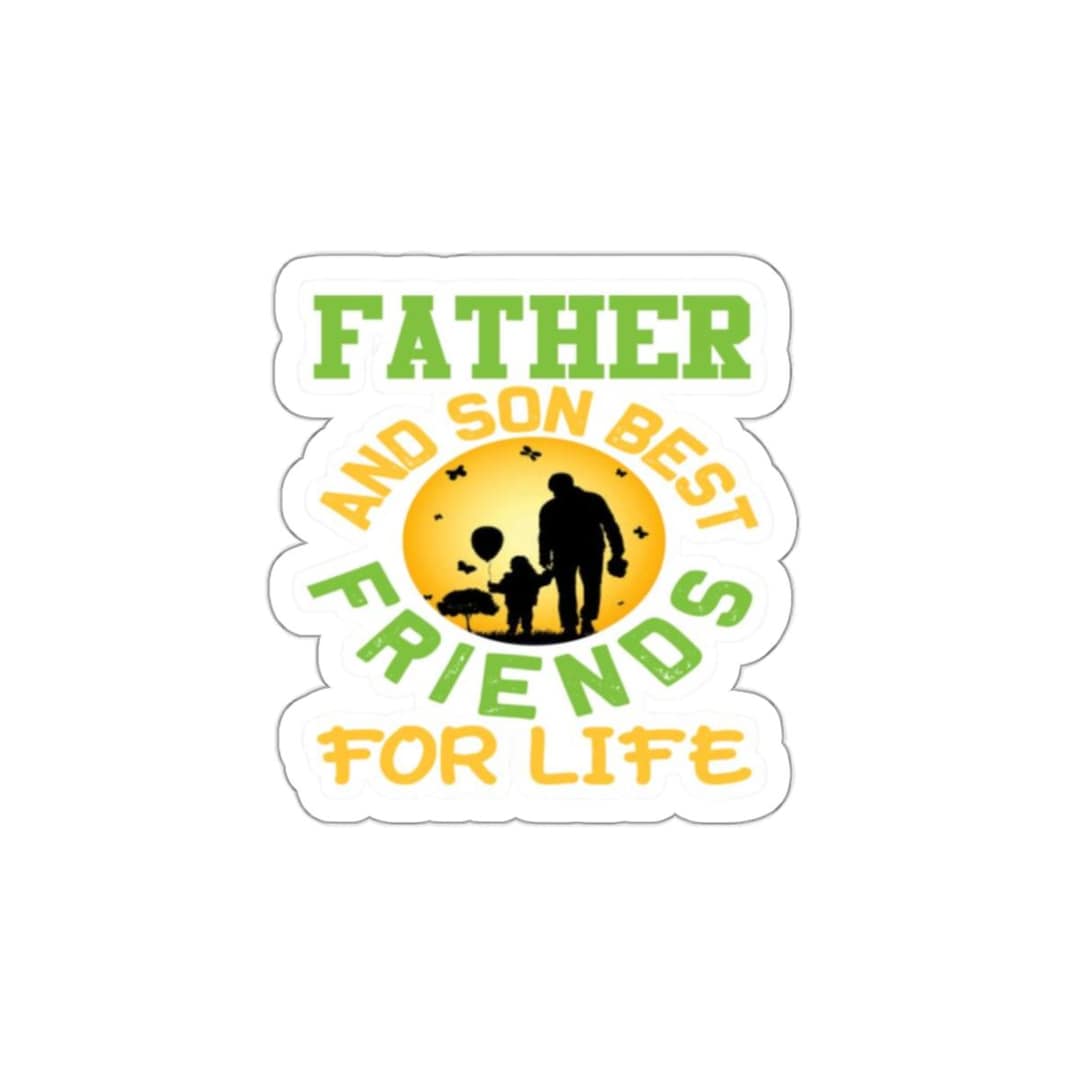 Son Sticker Father & Son Vinyl Die-cut Stickers: Heartwarming Family Decal - Etsy