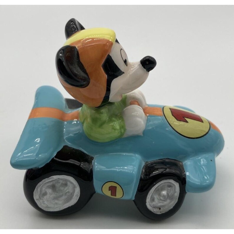 Mickey Mouse Car Driver Lot of Three Miniature Figures Vintage Mixed Media image 11