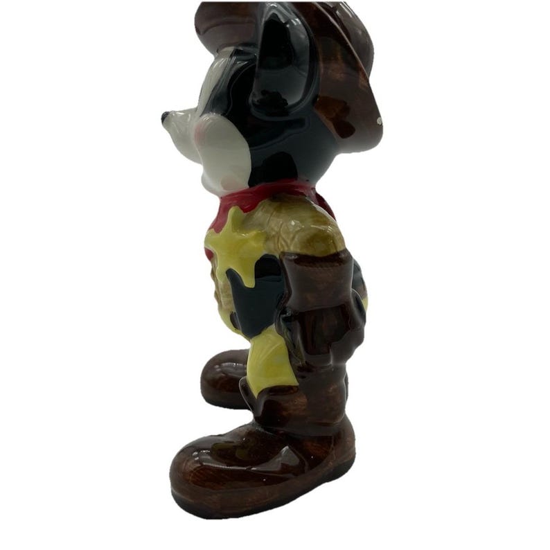 Micky Maus der Schauspieler Lot von 3 Miniature Figuren 2 Cowboy 1 Brave Little Tailor Bild 10