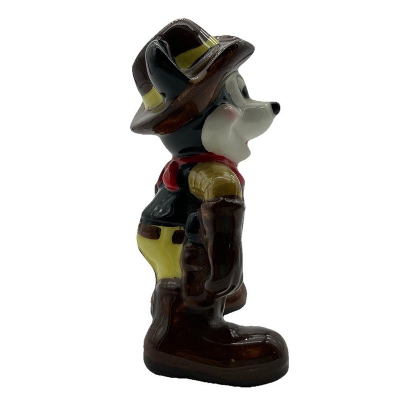 Micky Maus der Schauspieler Lot von 3 Miniature Figuren 2 Cowboy 1 Brave Little Tailor Bild 12