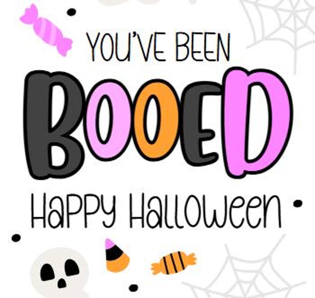 Hashtag Boo Tag Halloween Boo Bag Tags: Cute Printable Treat Labels - Etsy