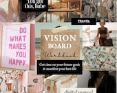 Printable Vision Board Kit: 800+ Photos, Affirmations, Journal (Digital Download) 2026