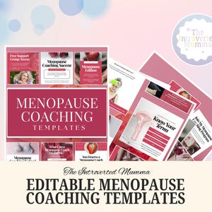 Menopause Instagram Canva Templates for Women’s Health Coaches