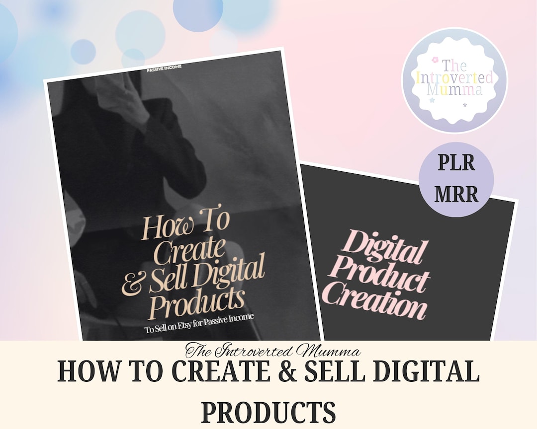 How to Sell Digital Products Guide | MRR & PLR (PDF Download) - Etsy
