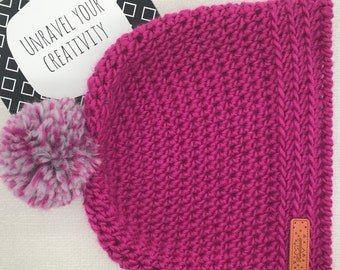 Find Your Rhythm Beanie (digital  download pdf pattern) with 2 crochet options