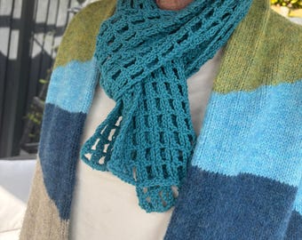 Easy Crochet Scarf Pattern: Beginner-Friendly Neck Scarf (PDF Download)