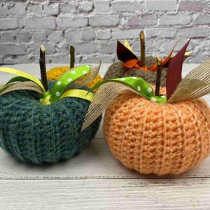 Crochet Pumpkin Pattern: Easy Rustic Fall Decor (PDF Download, US & UK Terms