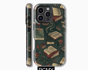Bookish Phone Case,Book Lover Gifts,iPhone 16 15 14 13 12 11X Xs 8 Max Pro Plus Magsafe Samsung Galaxy S25 S24 S23 S22 S21 Ultra Gift