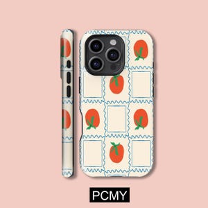 Süße Tomate Handytasche, Gemüse Picknick, iPhone 16 15 14 13 12 11 X Xs 8 Max Pro Plus MagSafe Samsung Galaxy S25 S24 S23 S22 S21 Ultra Geschenk
