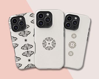 Vlindertekening Esthetisch Telefoonhoesje, iPhone 17 16 15 14 13 12 11 X Xs 8 Max Pro Plus Magsafe Samsung Galaxy S25 S24 S23 S22 S21 Ultra Cadeau