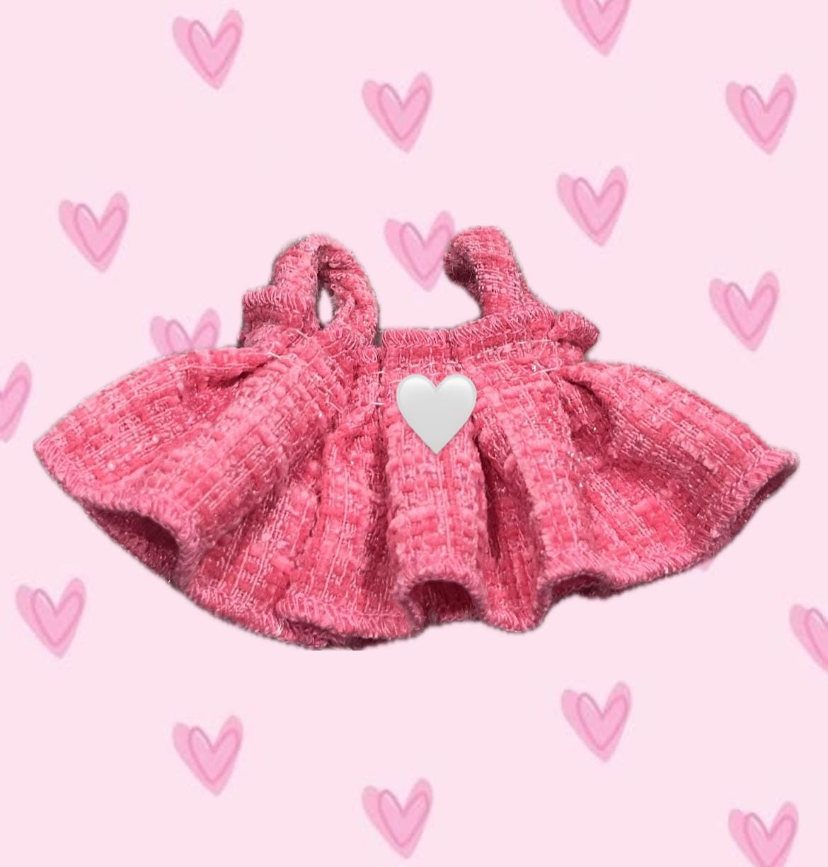 Labubu handmade pink dress