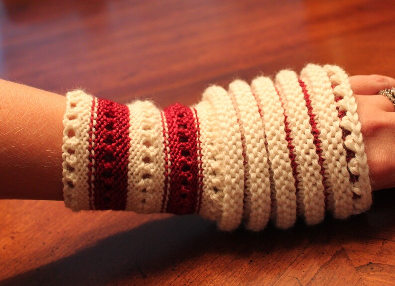 Victorian Very Pretty Cuff 1843 Knitting Pattern: also known as Graham Muffatee 1846 KNITTING PATTERN image 2