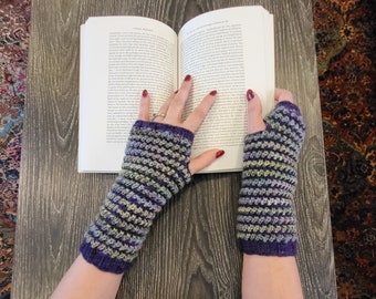 Gerda's Garden Fingerless Mitts [KNITTING PATTERN]