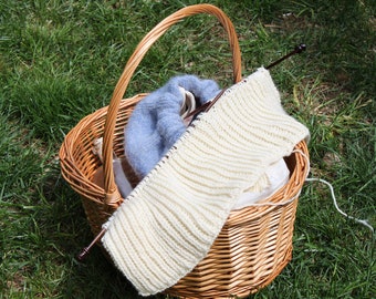 Victorian Comforter For a Gentleman 1840 [KNITTING PATTERN]