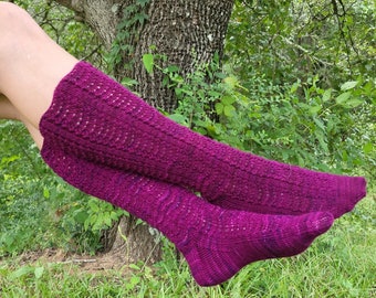Victorian Scallop Shell Stocking - 1840 [KNITTING PATTERNS]