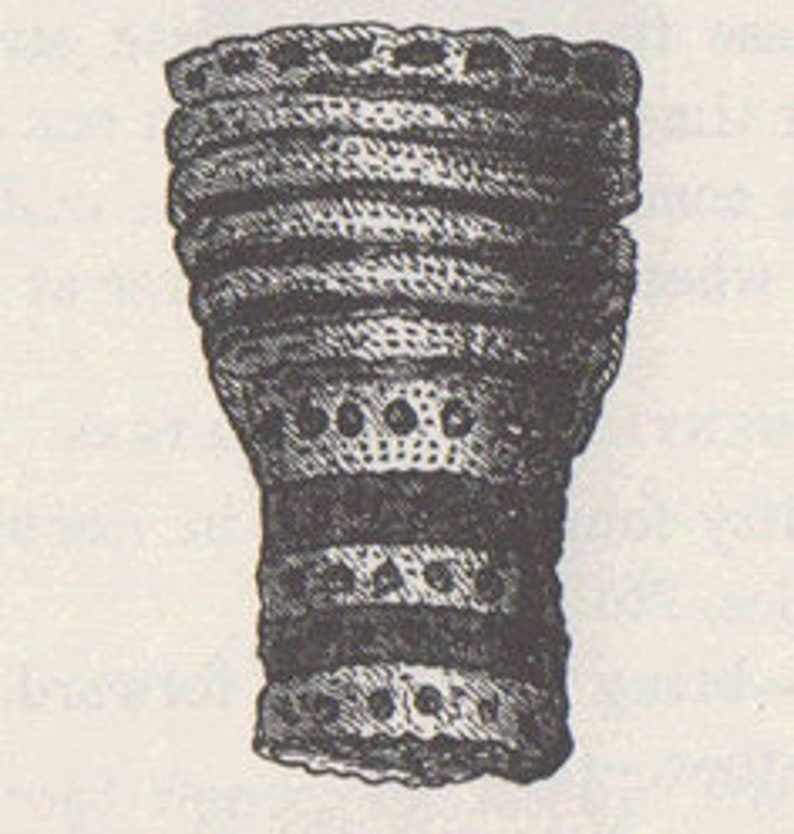 Victorian Very Pretty Cuff 1843 Knitting Pattern: also known as Graham Muffatee 1846 KNITTING PATTERN image 4