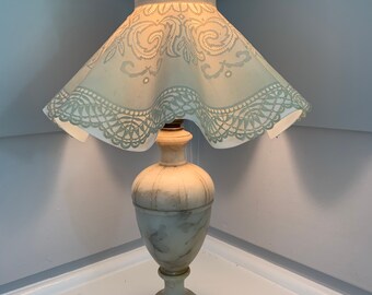 vintage marble table lamps for sale