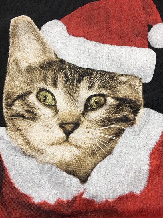 Christmas cat shirt, fun Christmas shirt , cute ca
