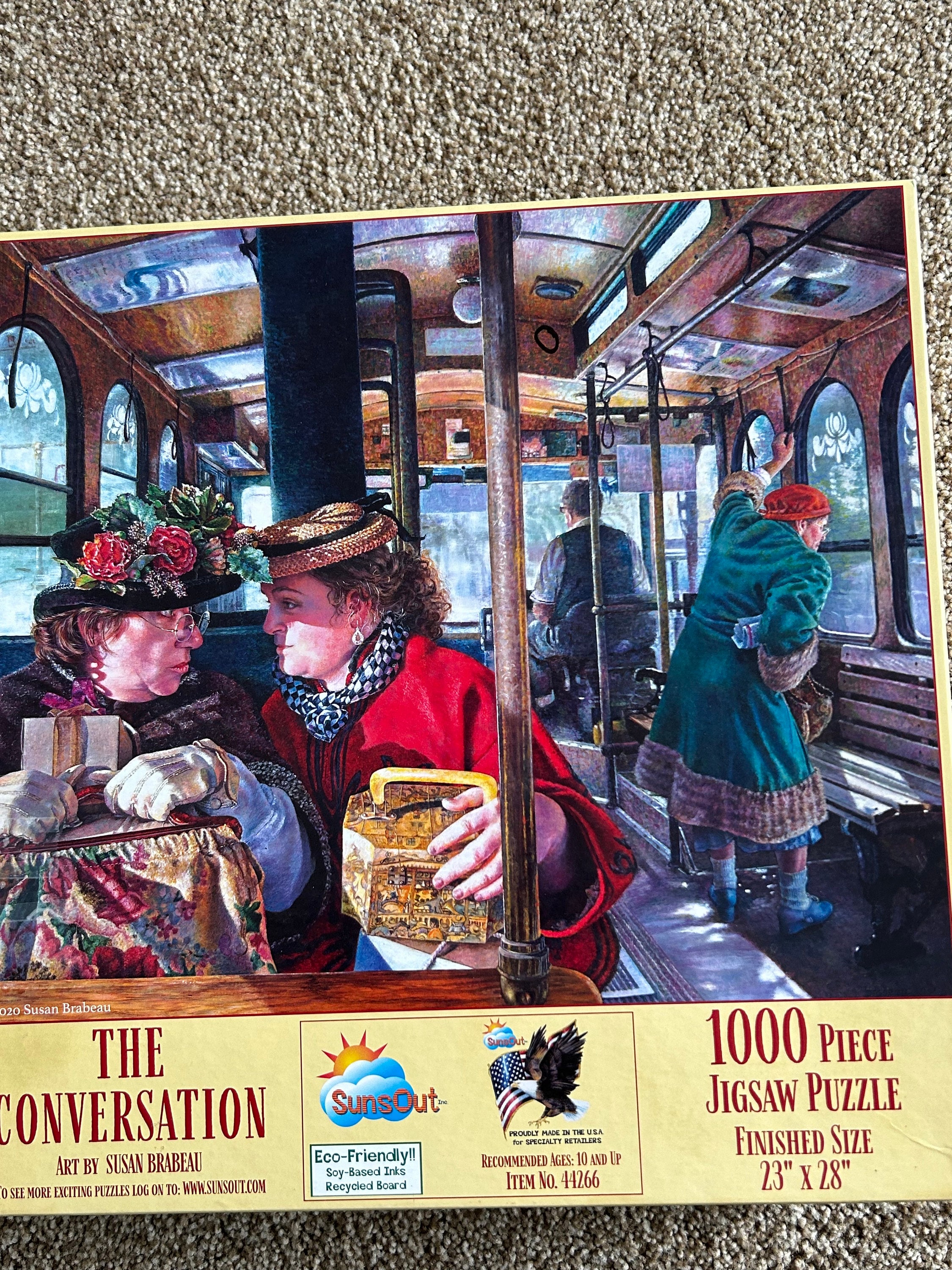 Vintage the Conversation Puzzle, Vintage Puzzle, Sunsout Puzzle