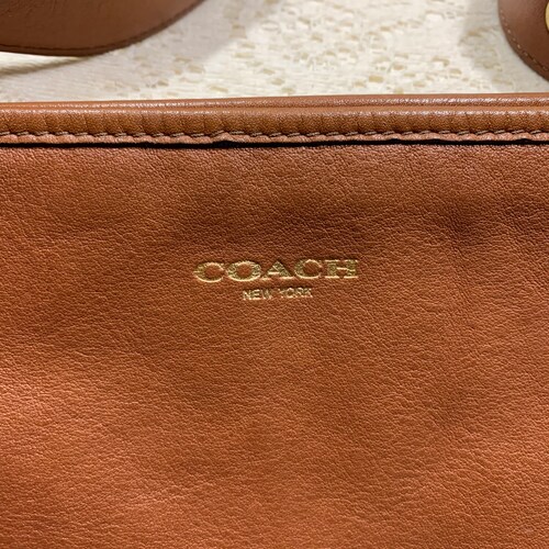 Vintage leather purse, large coach leather purse, vintage shops leather tote