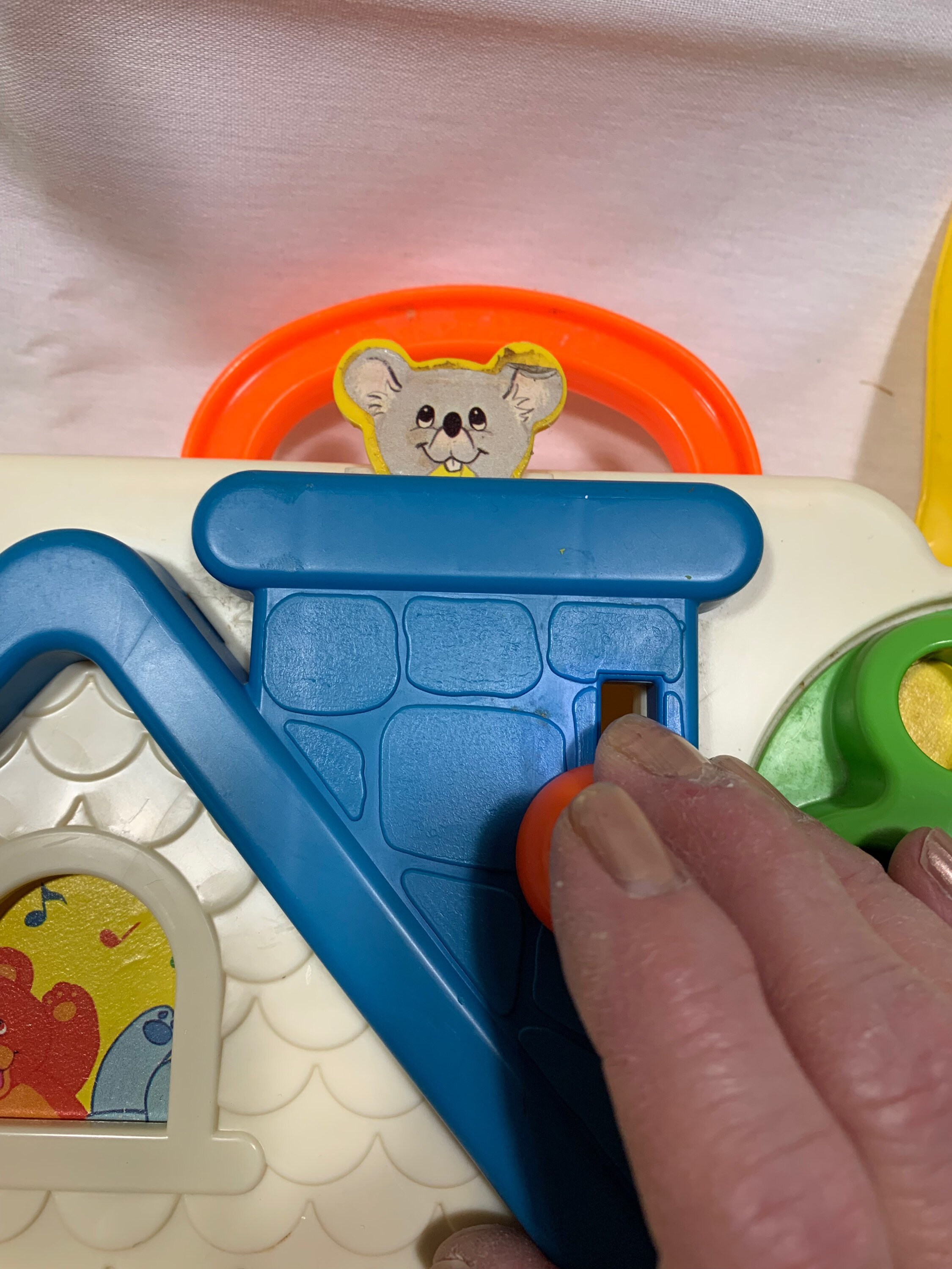Vintage Fisher Price Crib Toy, Vintage Musical Toy, Vintage Toddler Toy