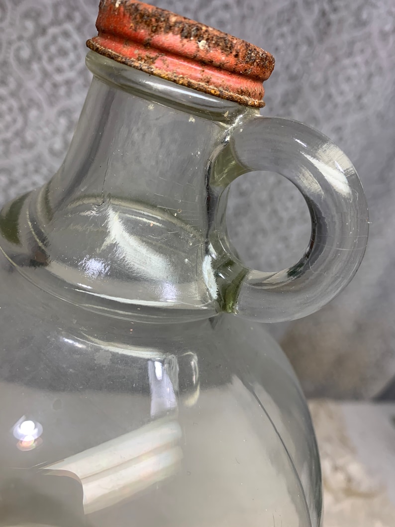 Vintage Glass Gallon Jar Vintage Glass Jug Etsy