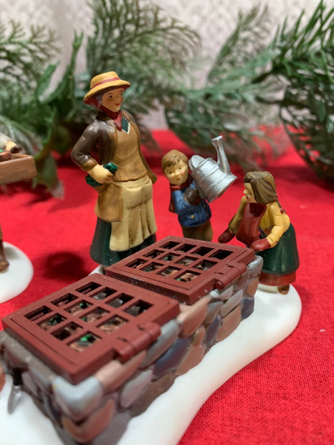 Dept 56 Vintage Dickens Village Series, Dickens Tending the Cold Frame