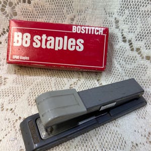 Vintage Bostitch Stapler / Industrial Stapler / Vintage Stapler / Art Deco Stapler / Antique Desk Decor / Antique Stapler