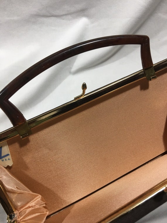 Vintage clutch, vintage evening purse, vintage ev… - image 7
