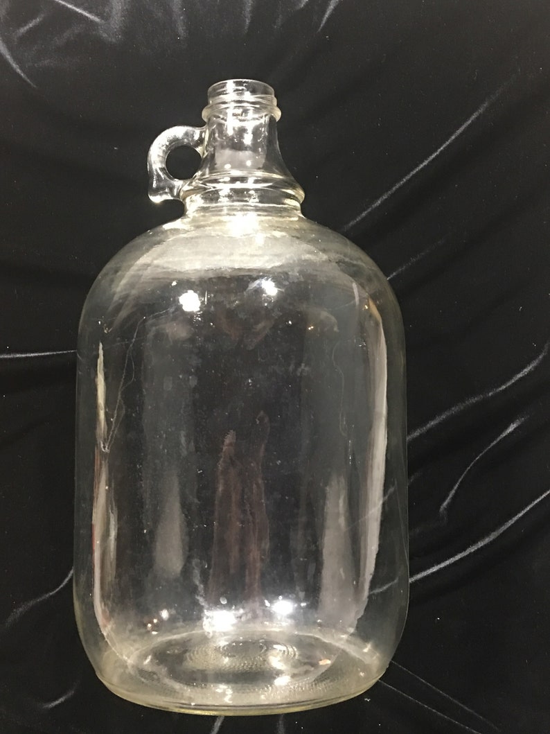 Vintage Glass Gallon Jar Vintage Glass Jug Etsy