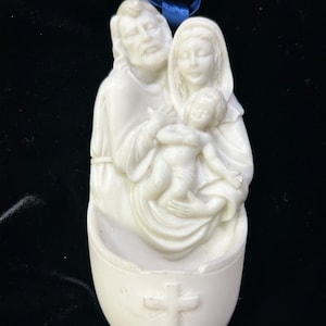 White holy water font