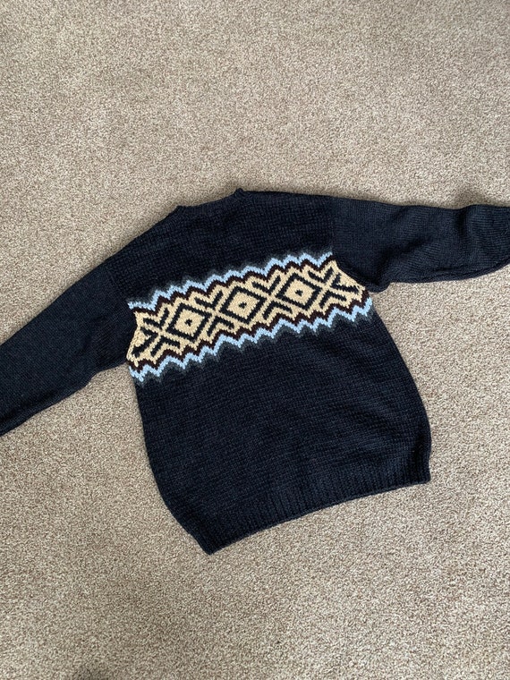 Vintage wool sweater, men's wool sweater, J Crew … - image 5