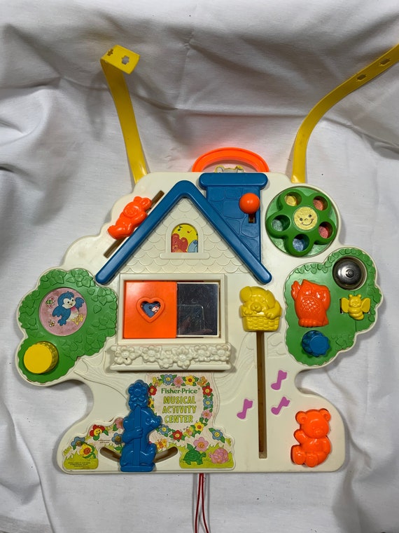 Vintage Fisher Price Crib Toy Vintage Musical Toy Vintage Toddler Toy Etsy