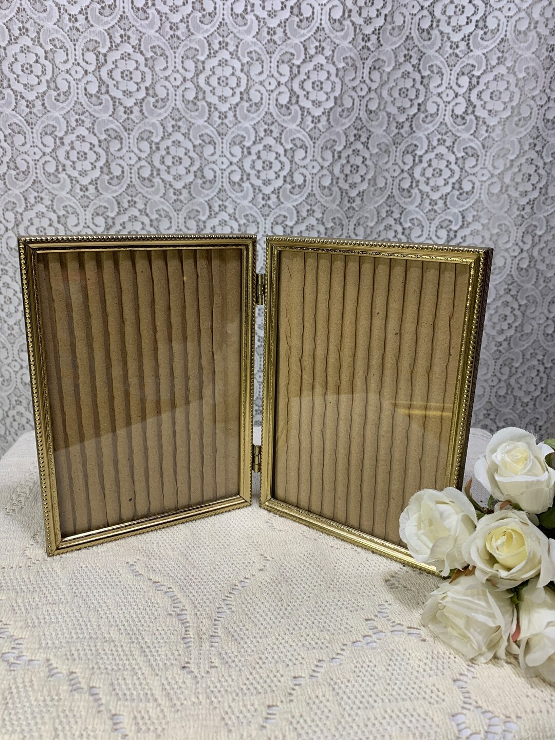 Vintage Gold Picture Frames Matching Picture Frames Holds Etsy