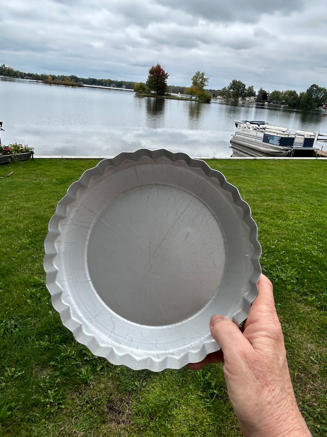 Small Vintage Pie Plate Ware Ever Pie Plate 2864 Vintage Etsy