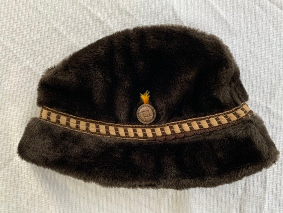 Vintage Stetson fedora, vintage faux fur Stetson … - image 1