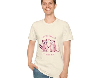 Waschbär Opossum T-Shirt Tierliebhaber Geschenk sarkastische Freundschaft Bester Freund Trash Panda Opossum Humor Tshirt
