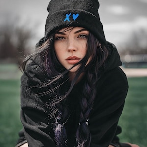 Lights Out Hat – Heart X Embroidered Hat for Romance Readers, Dark Romance Merch, BookTok Gift, Navessa Allen Inspired