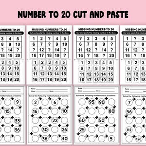 Printable Math Mega Bundle for Kindergarten, Grade 1 & Grade 2 – 950 Pages of Fun Math Worksheets for Kids