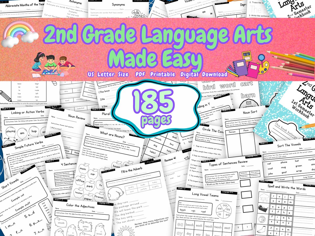 101 Page Alphabet, Number, Shape and Color Worksheets for Preschool and ...