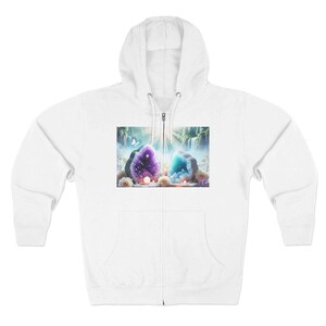 Pull à capuche zippé Cool Geode