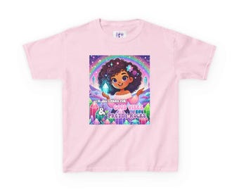 Kids TShirt 'I'm Just Here for Good Vibes and Pretty Rocks'